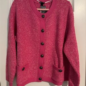 Torrid Pink Textured Cardigan